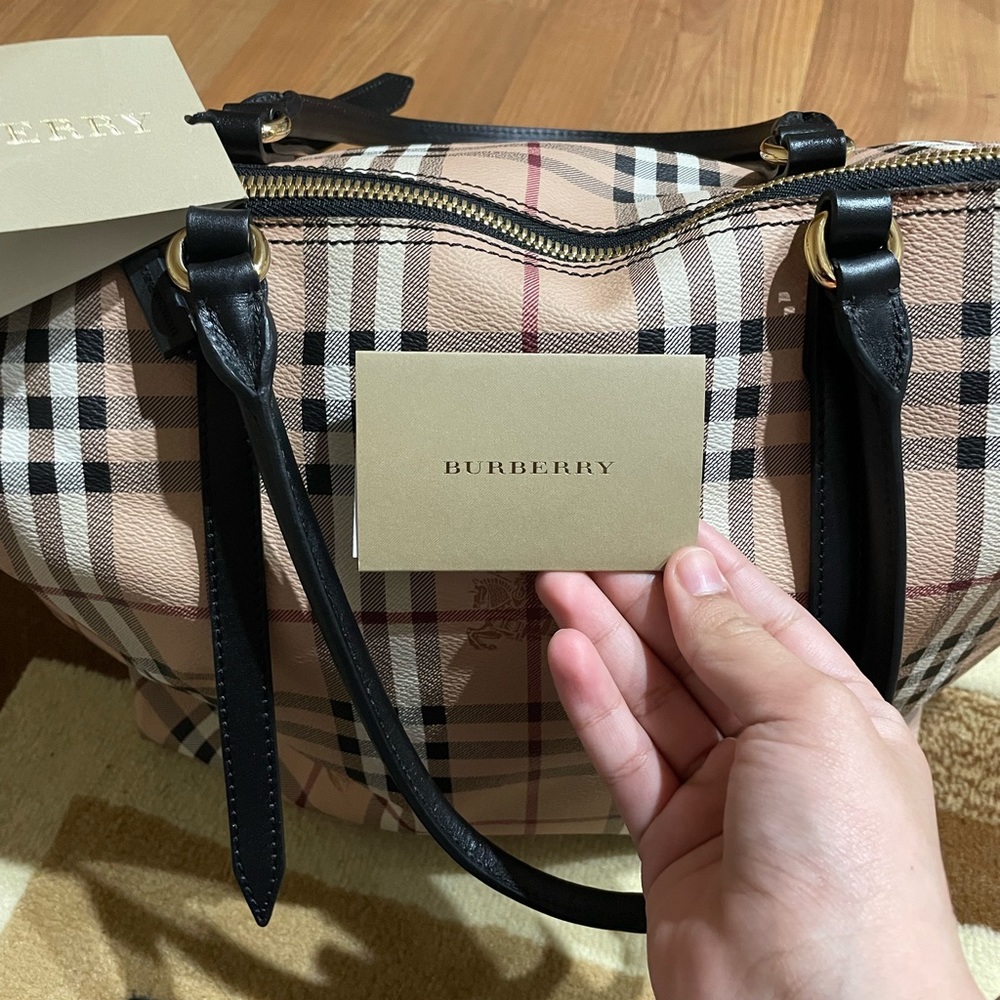BURBERRY HAYMARKET MEDIUM SALISBURY TOTE - Picture 6 of 8